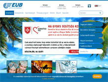 Tablet Screenshot of eub.hu
